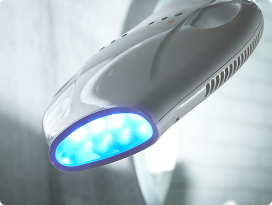 オフィスホワイトニングのイメージ図