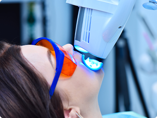 デュアルホワイトニングのイメージ図